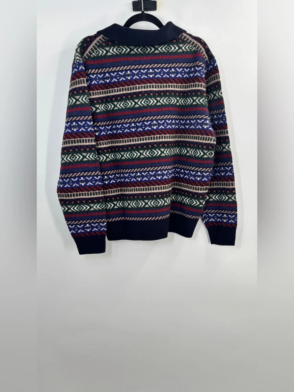 J.Crew Fair Isle sweater-polo in wool